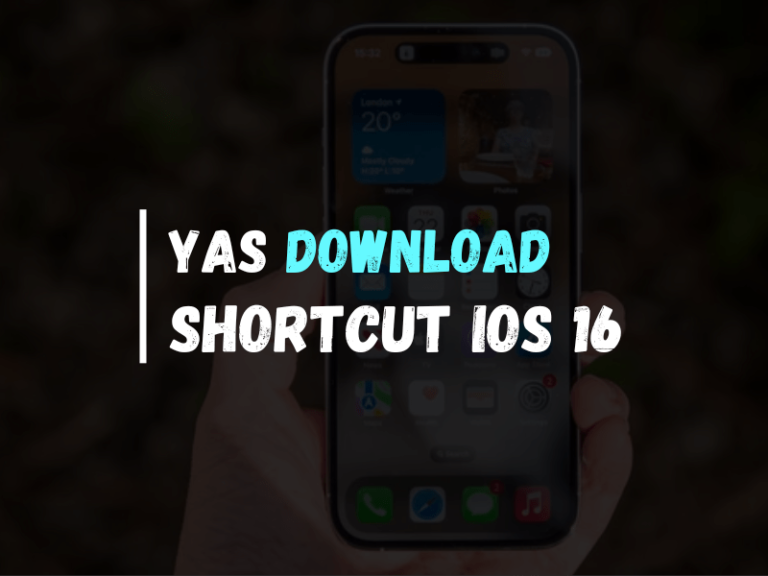 YAS Download Shortcut IOS 16
